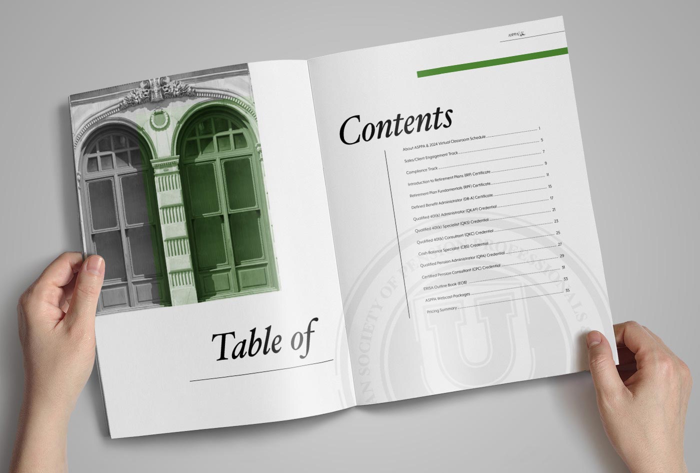 ASPPA&U 2024 Professional Development booklet