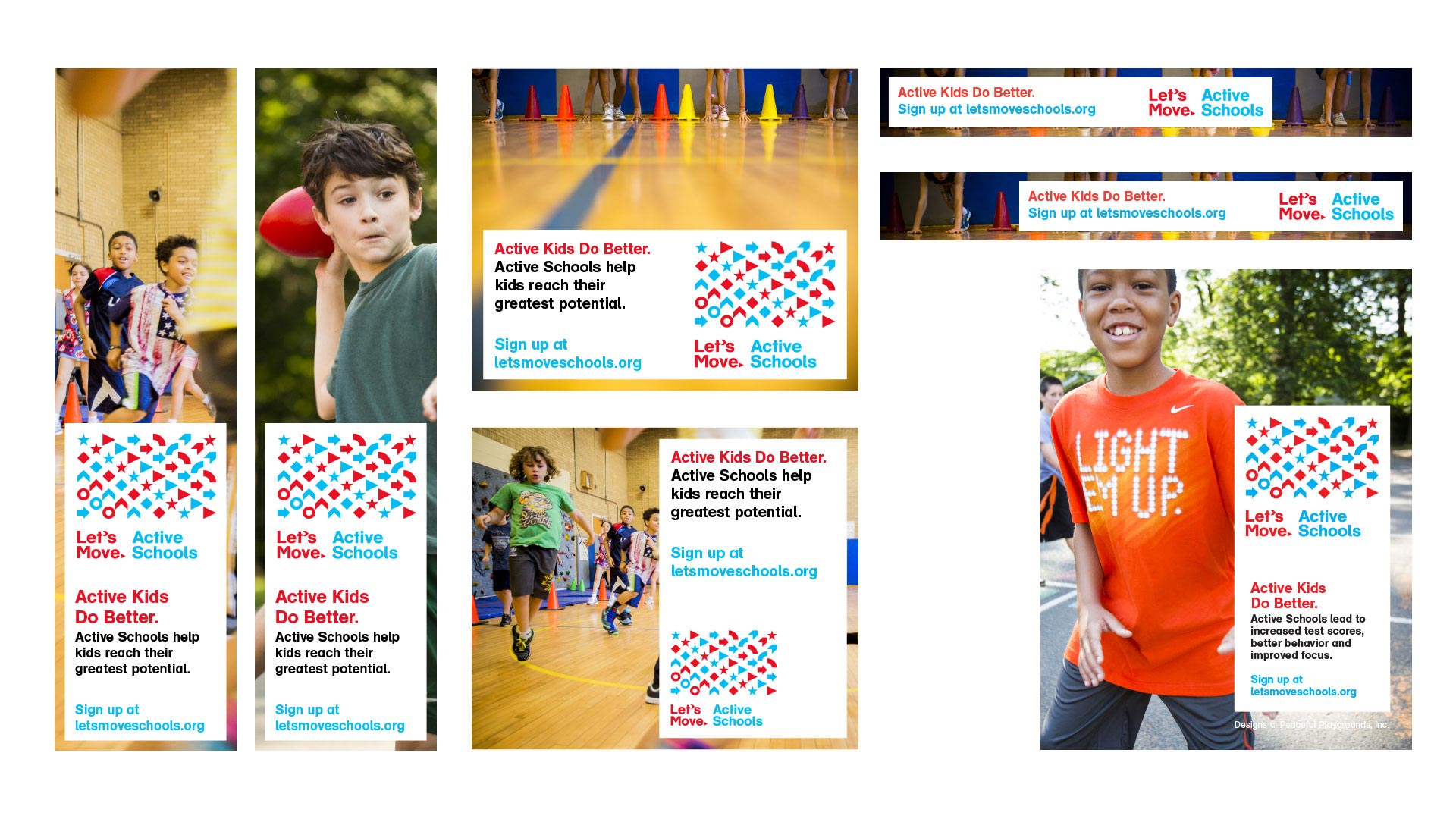 Let's Move Active Schools: Web Banners